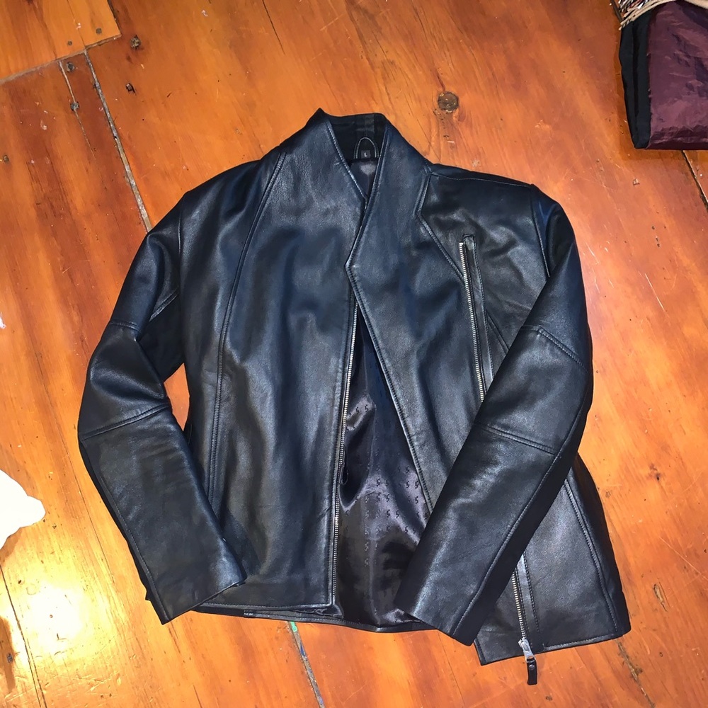 Real leather jacket